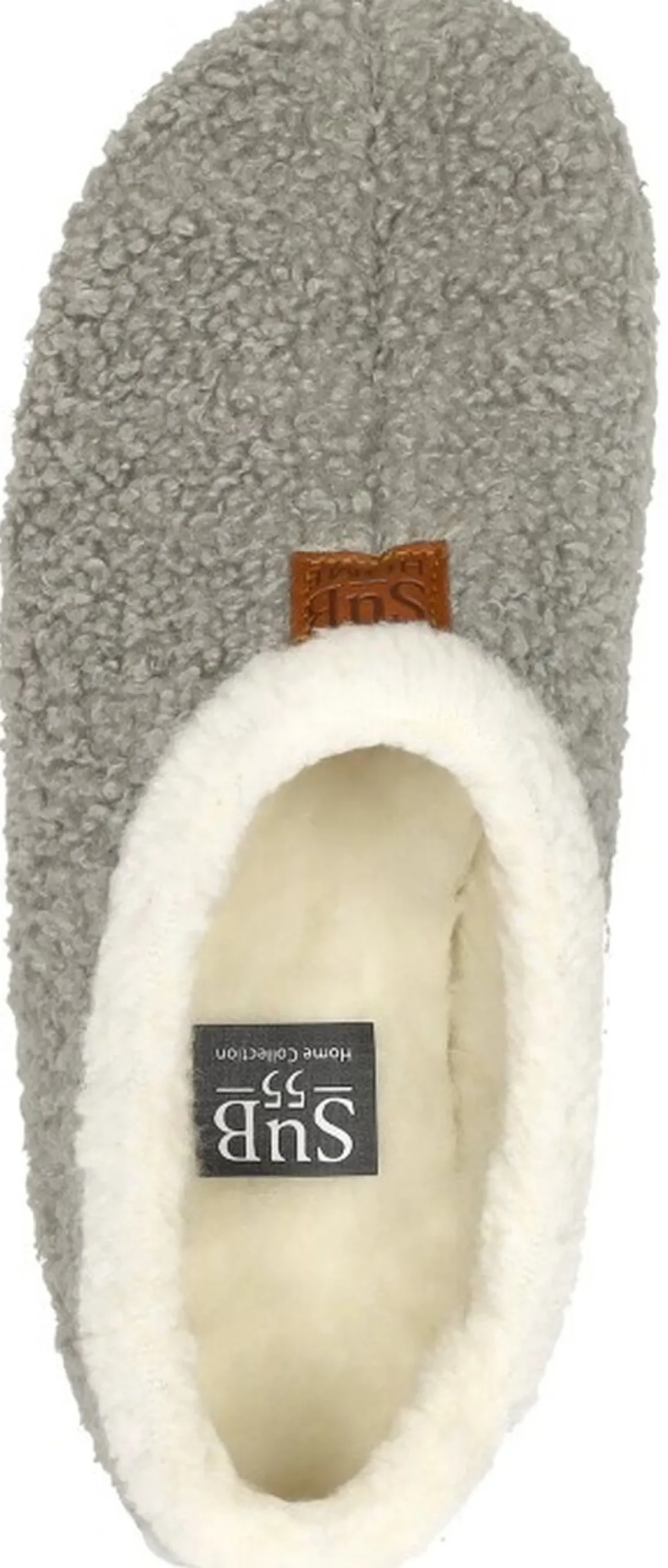 Sub55 Home Collection Pantoffels Dicht Donkergrijs New