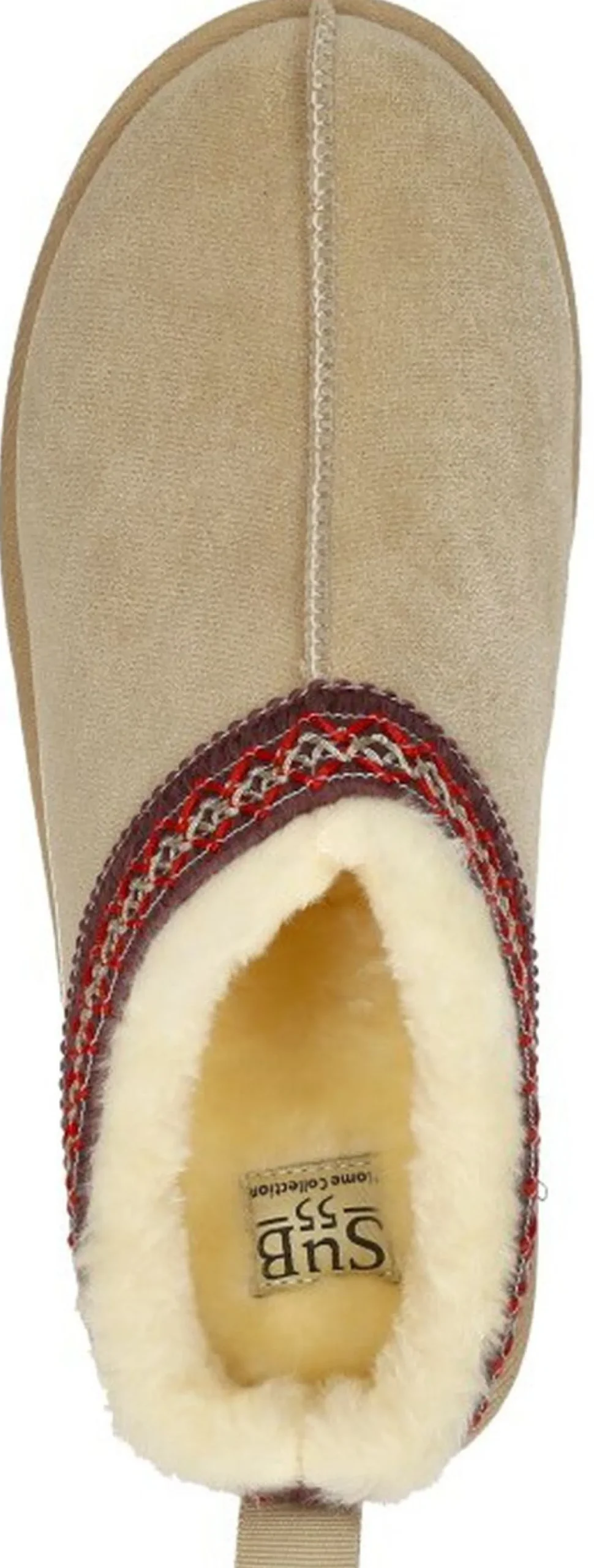 Sub55 Home Collection Pantoffels Dicht Beige Outlet