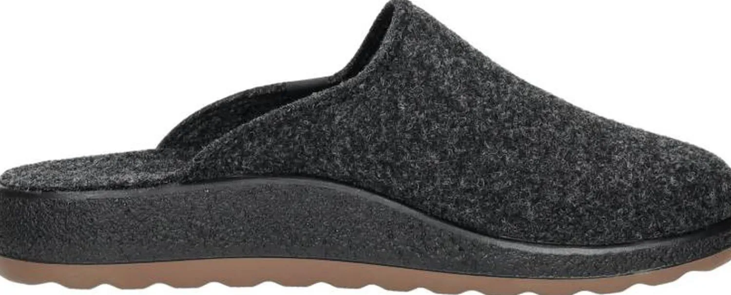 Fly Flot Pantoffels Open Zwart Clearance