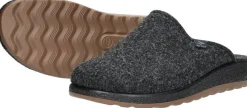 Fly Flot Pantoffels Open Zwart Clearance