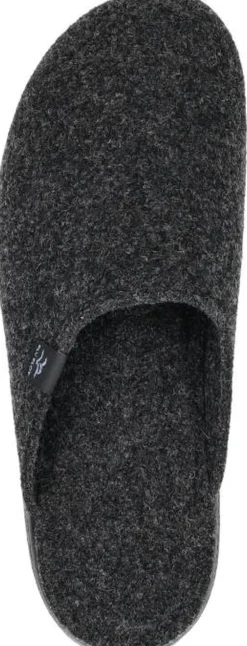 Fly Flot Pantoffels Open Zwart Clearance