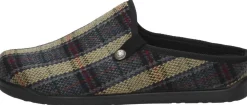 Fly Flot Pantoffels Open Donkergrijs Fashion