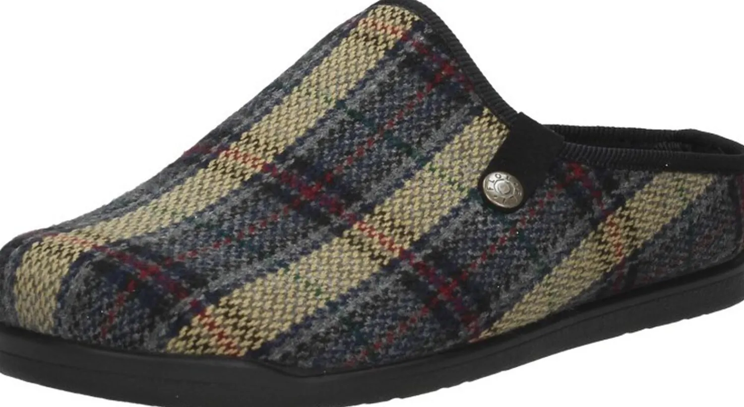 Fly Flot Pantoffels Open Donkergrijs Fashion