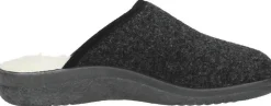 Cal Pantoffels Open Donkergrijs New