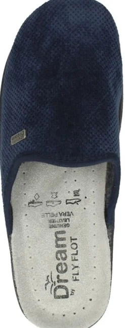 Fly Flot Pantoffels Open Blauw Sale