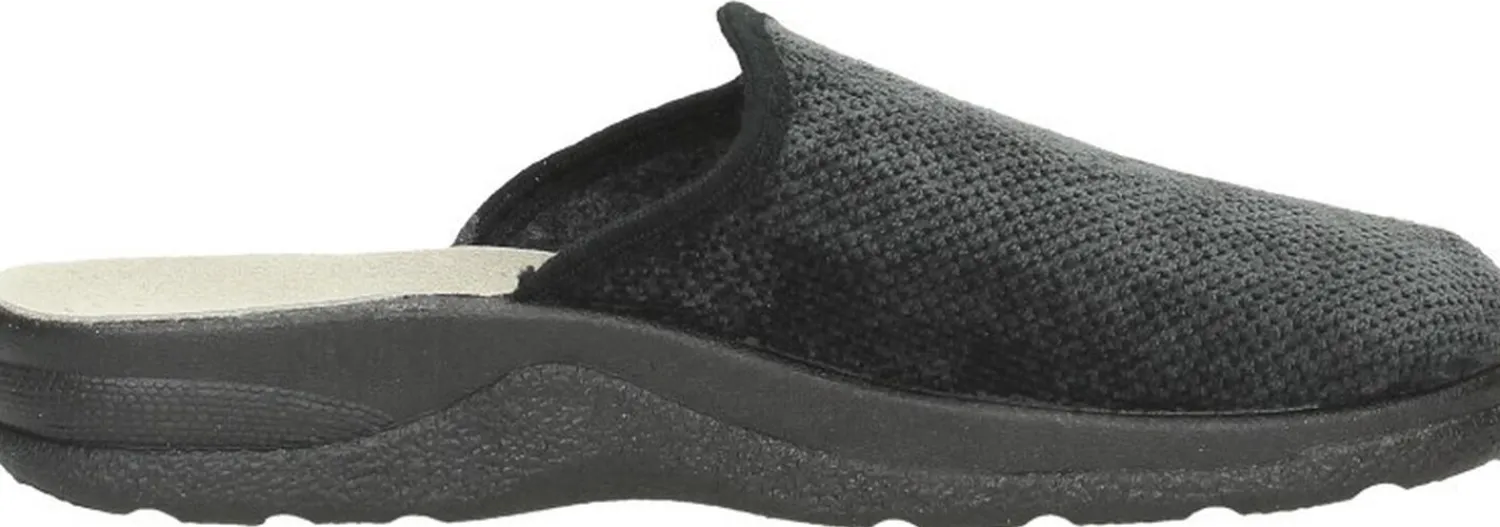 Fly Flot Pantoffels Open Zwart Outlet