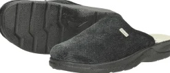 Fly Flot Pantoffels Open Zwart Outlet
