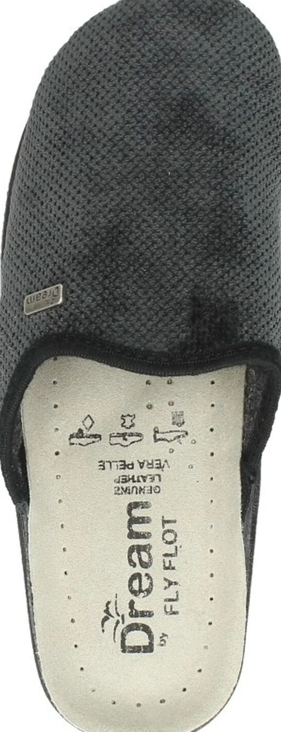 Fly Flot Pantoffels Open Zwart Outlet