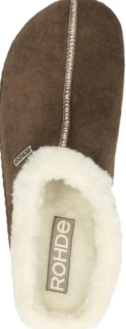 Rohde Pantoffels Open Taupe Sale