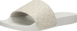 Calvin Klein Pool Slide - Mono Gebroken wit Hot