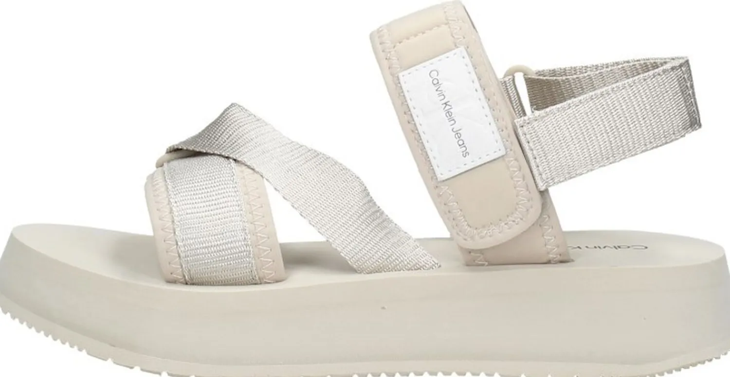 Calvin Klein Prefresato Sandal Badge Beige Sale