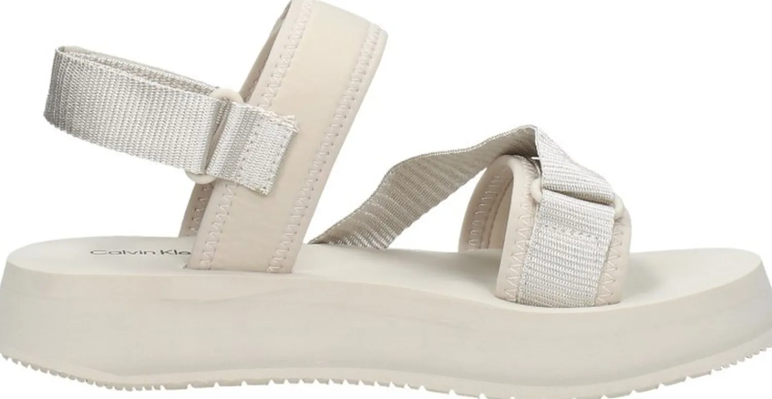 Calvin Klein Prefresato Sandal Badge Beige Sale