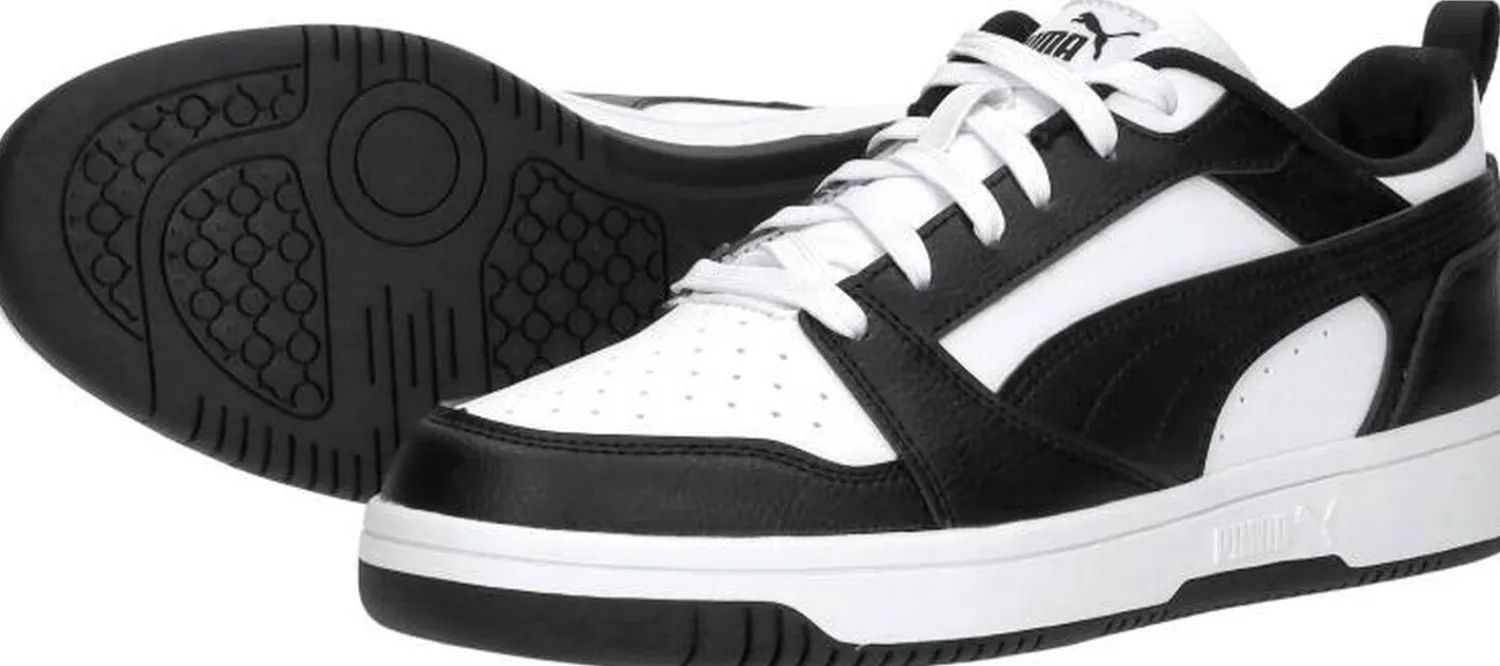 Puma Rebound V6 Lo Jr Zwart Fashion