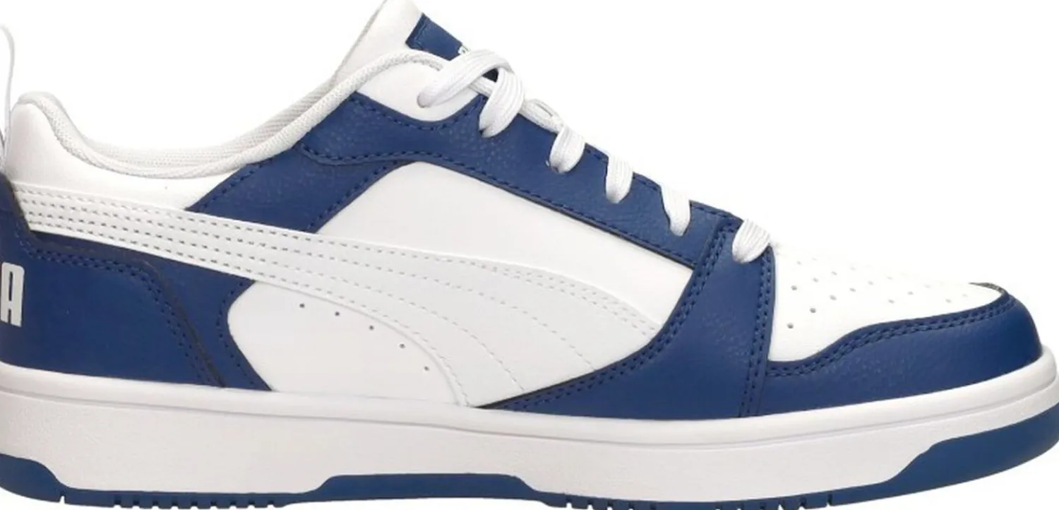 Puma Rebound V6 Low JR Blauw Fashion