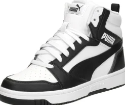 Puma Rebound V6 Mid Jr Zwart Outlet