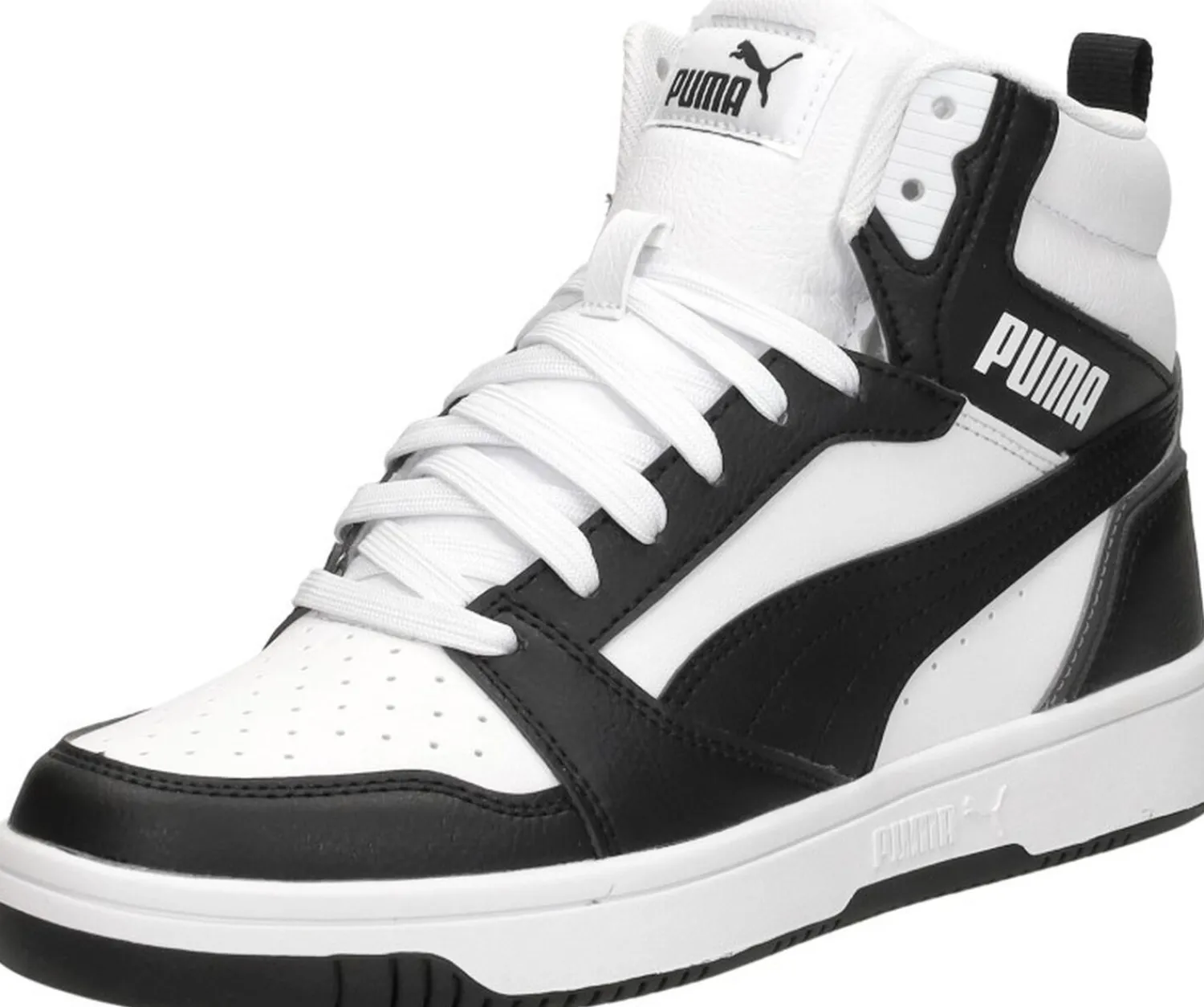 Puma Rebound V6 Mid Jr Zwart Outlet
