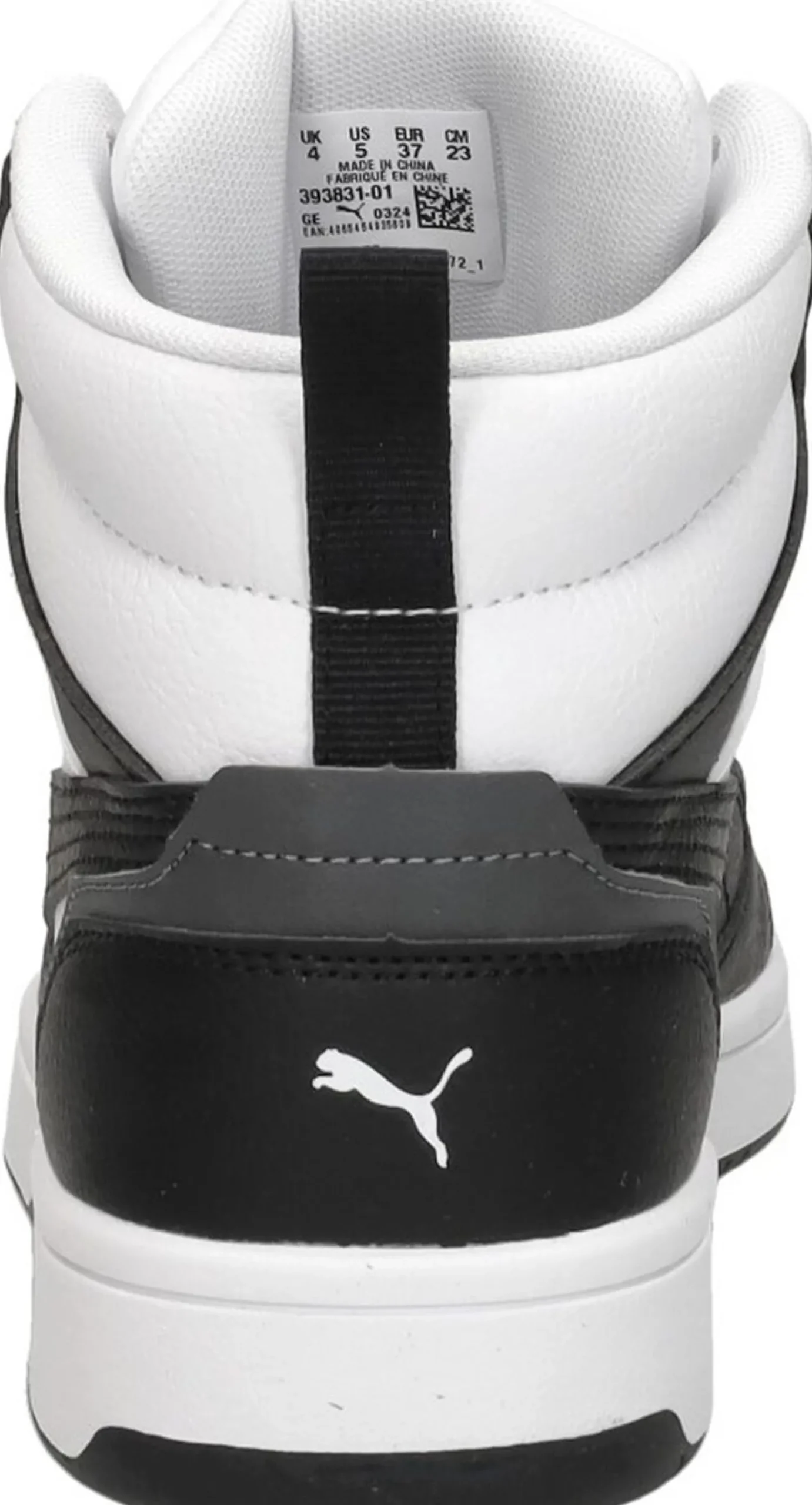 Puma Rebound V6 Mid Jr Zwart Outlet