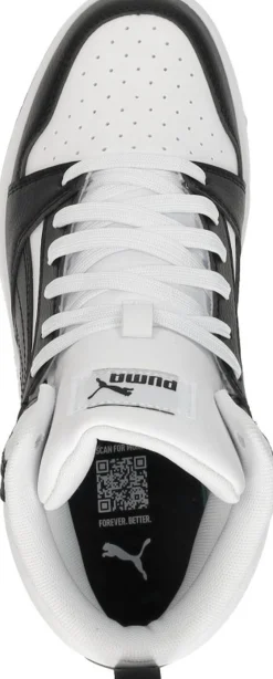Puma Rebound V6 Mid Jr Zwart Outlet