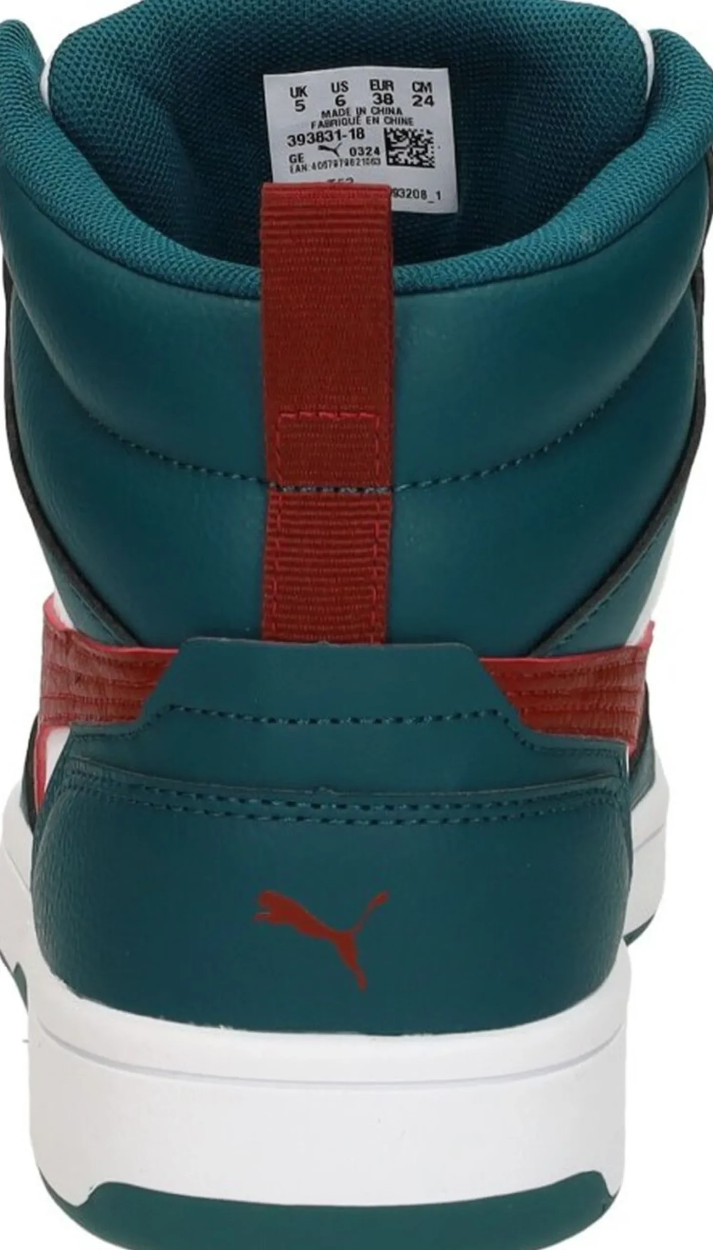 Puma Rebound V6 Mid Jr Groen Fashion