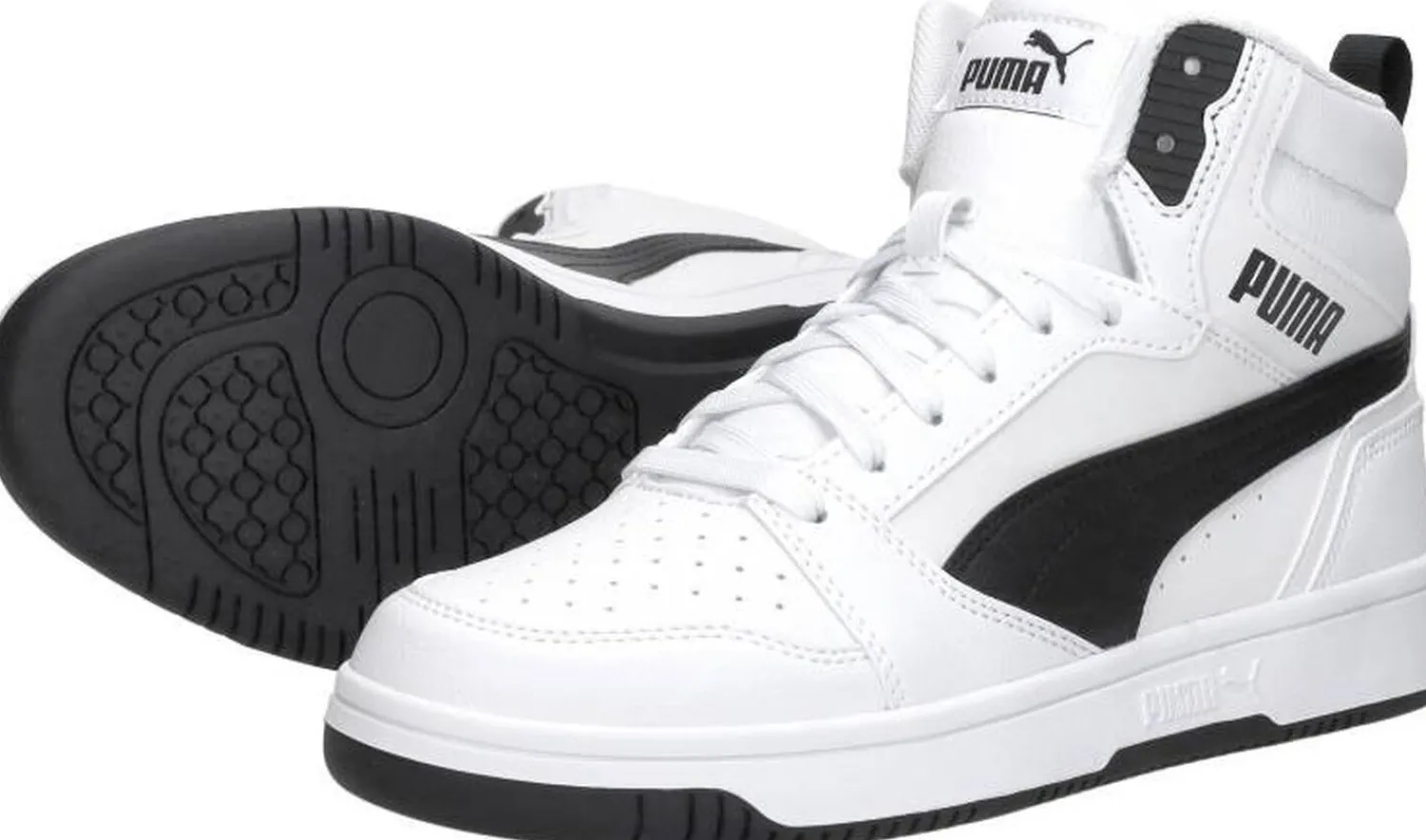 Puma Rebound V6 Mid Jr Wit Fashion