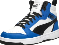 Puma Rebound V6 Mid Jr Kobalt blauw Clearance