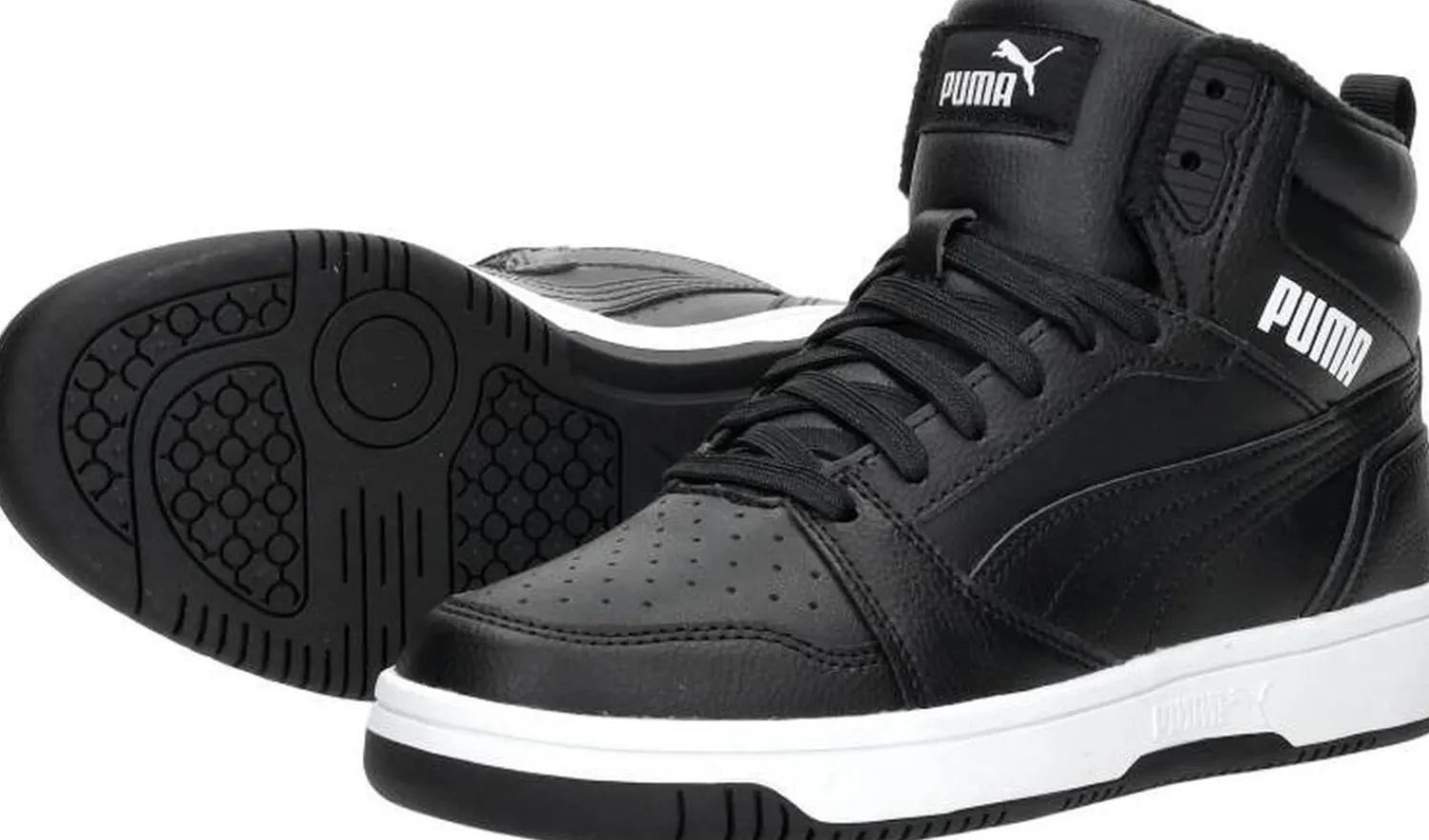 Puma Rebound V6 Mid WTR Jr Zwart Sale