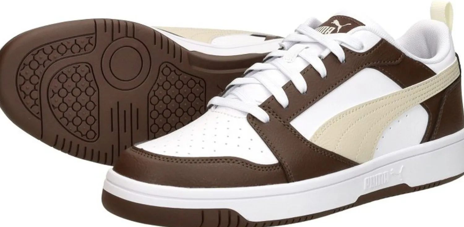 Puma Rebound v6 Low Donkerbruin Sale