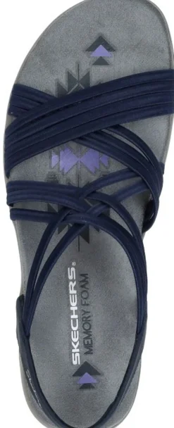 Skechers Reggae Slim - Sunnyside Blauw Clearance