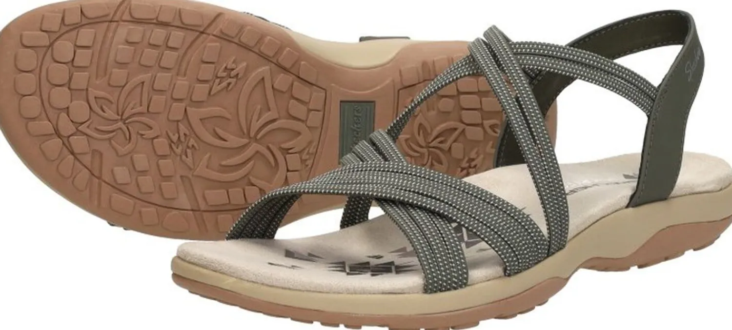 Skechers Reggae Slim - Turn It Up Groen Outlet