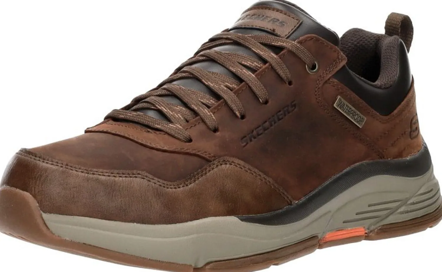 Skechers Relaxed Fit: Benago - Hombre Donkerbruin Hot