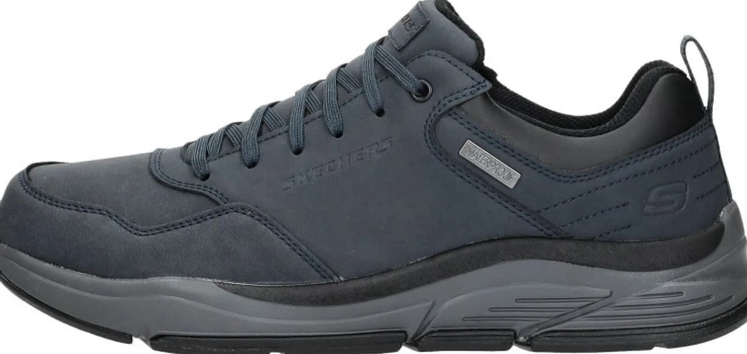 Skechers Relaxed Fit: Benago - Hombre Blauw Discount