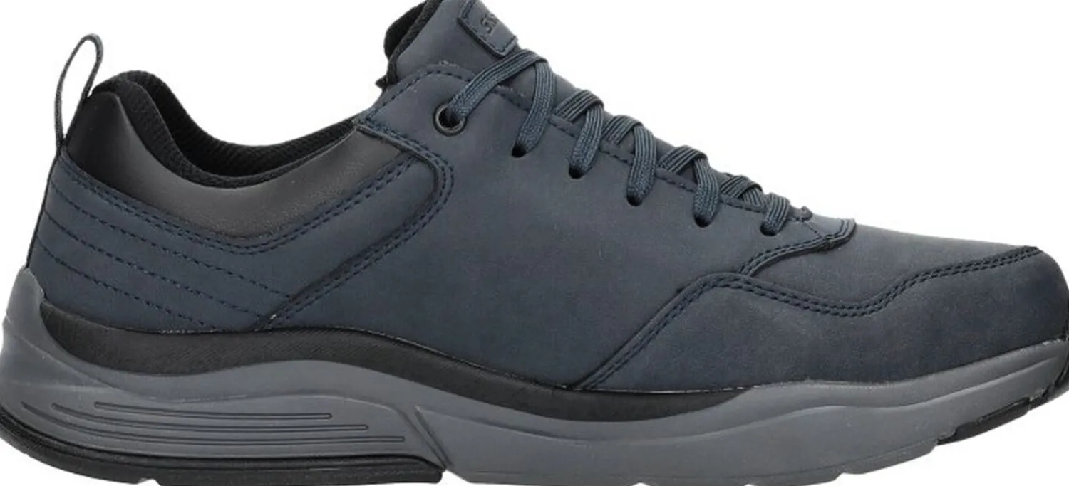 Skechers Relaxed Fit: Benago - Hombre Blauw Discount