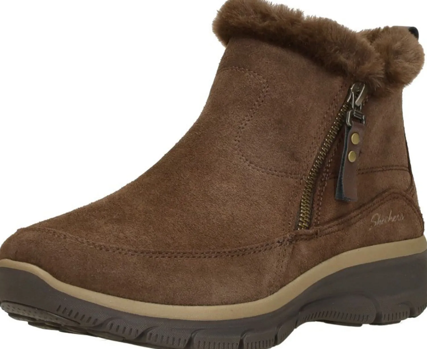 Skechers Relaxed Fit: Easy Going - Cool Zip! Donkerbruin Best