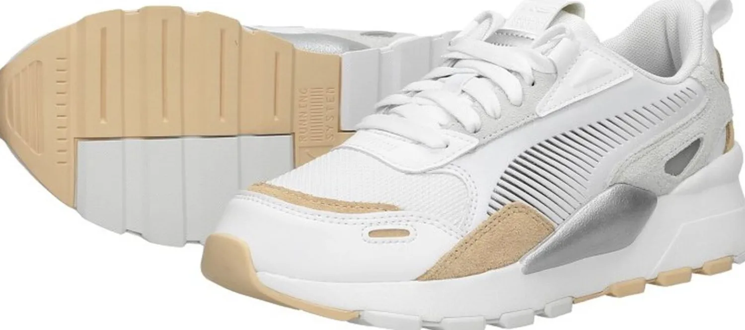 Puma RS 3.0 Metallic Wns Wit Sale