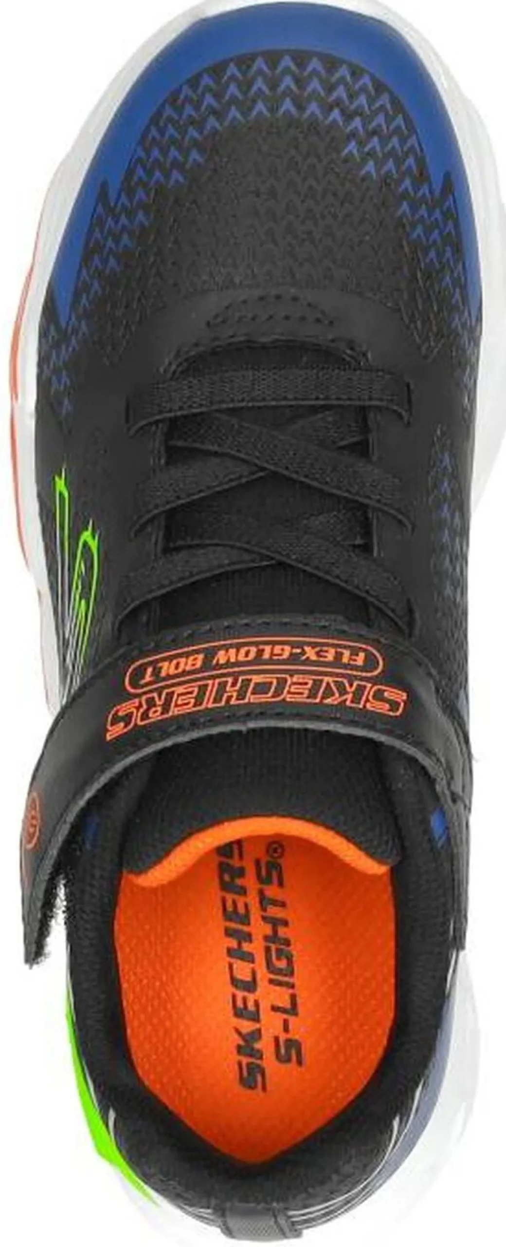 Skechers S Lights: Flex-Glow Bolt Zwart Sale