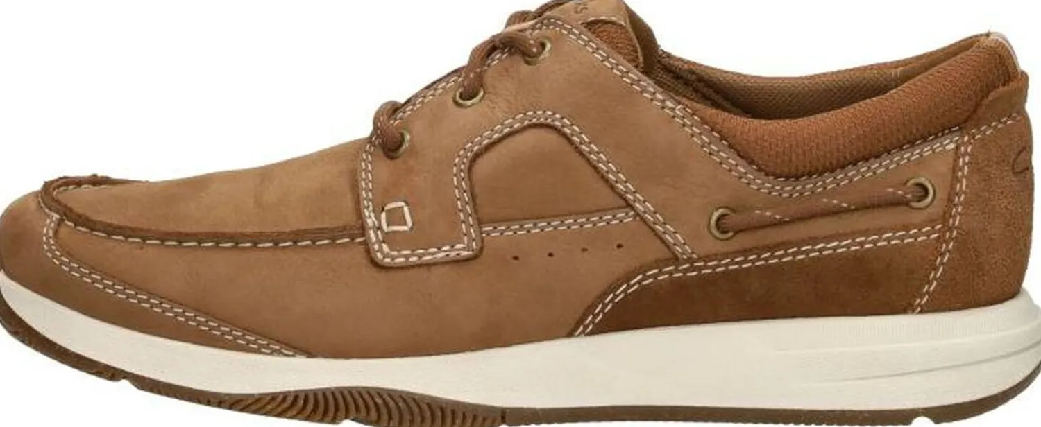 Clarks Sailview Lace Cognac Best