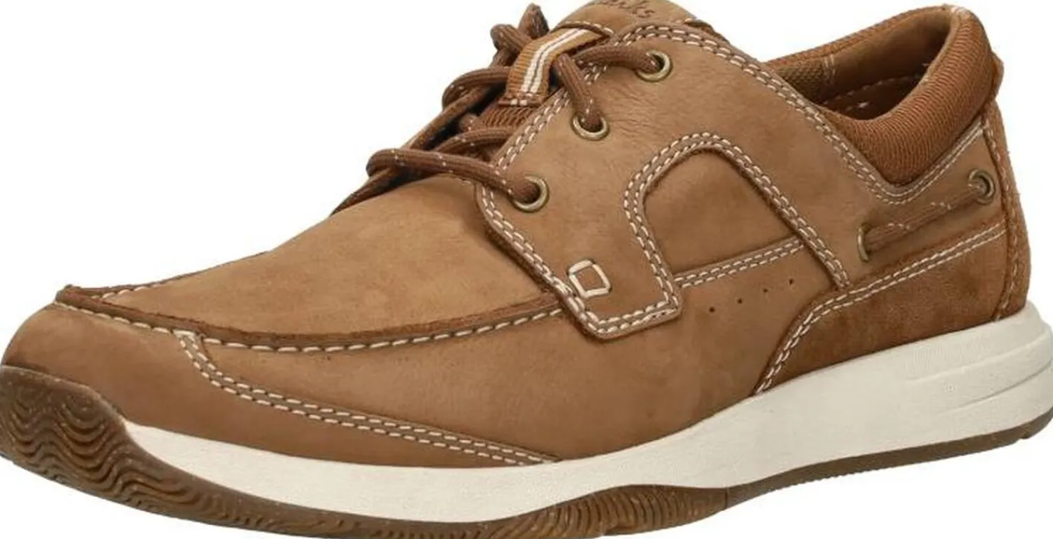 Clarks Sailview Lace Cognac Best