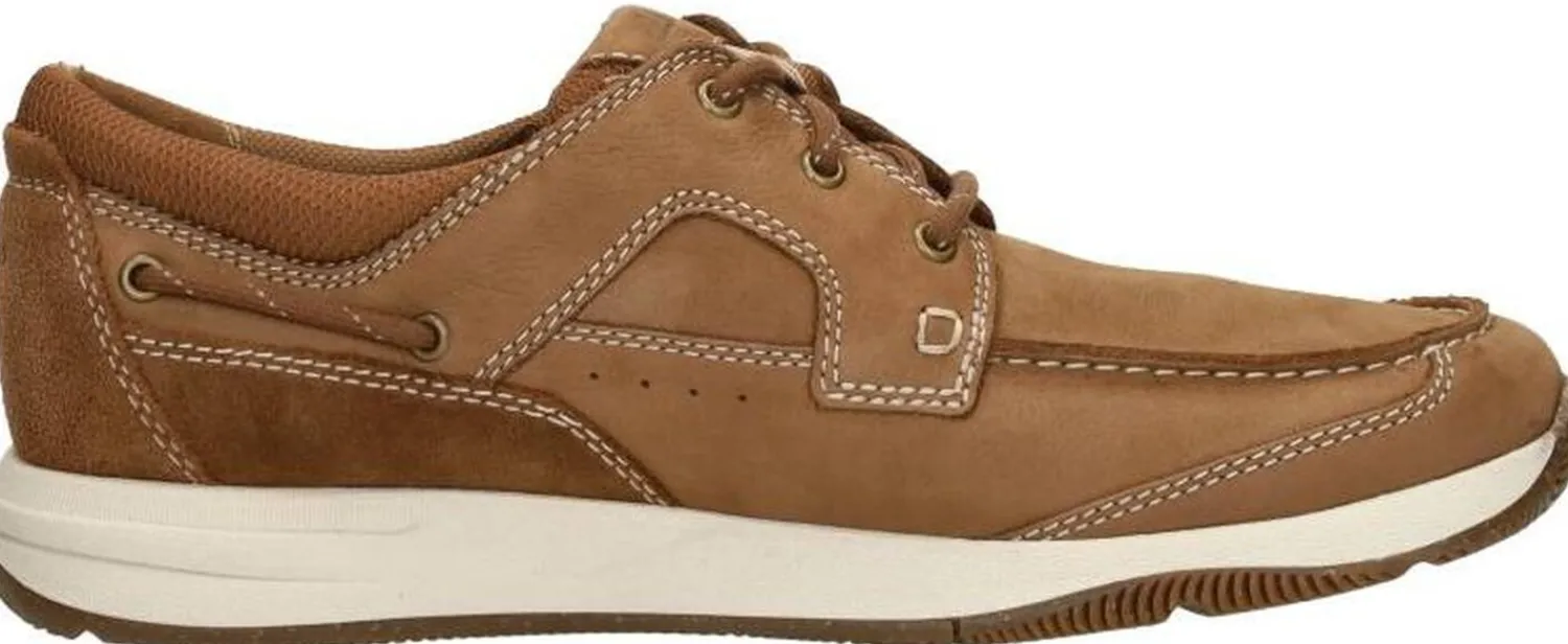 Clarks Sailview Lace Cognac Best