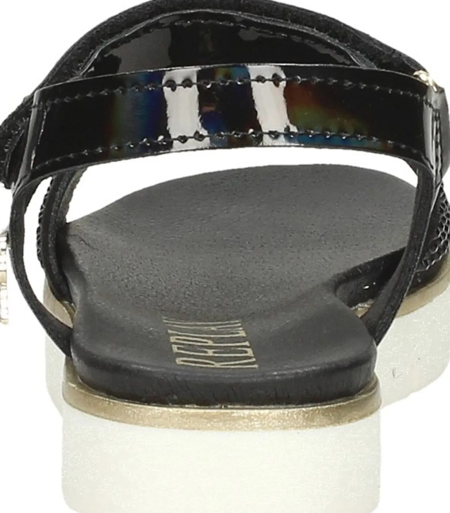 Replay Sandal Zwart Outlet