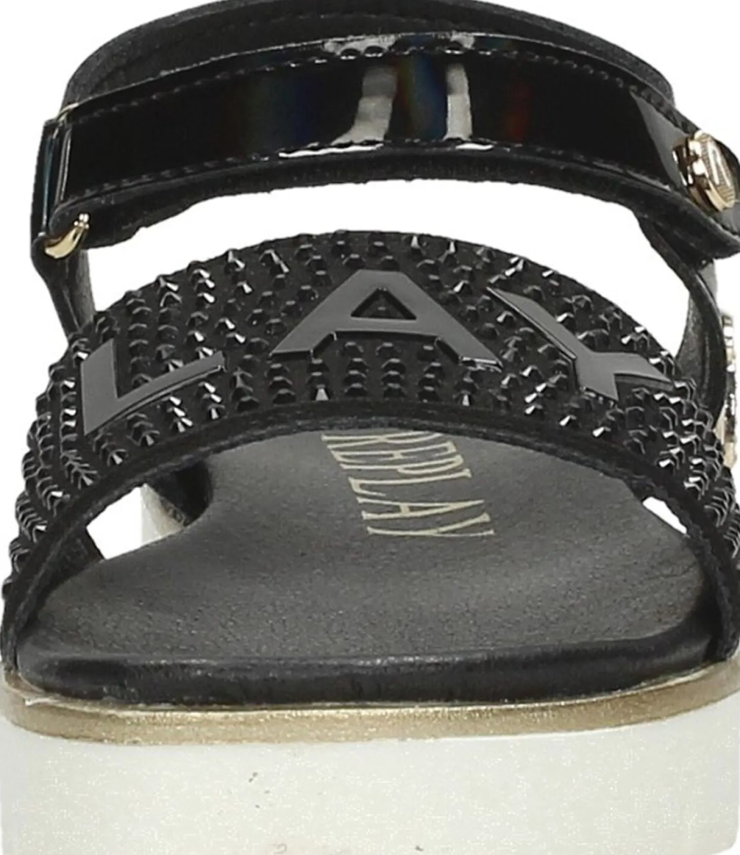 Replay Sandal Zwart Outlet