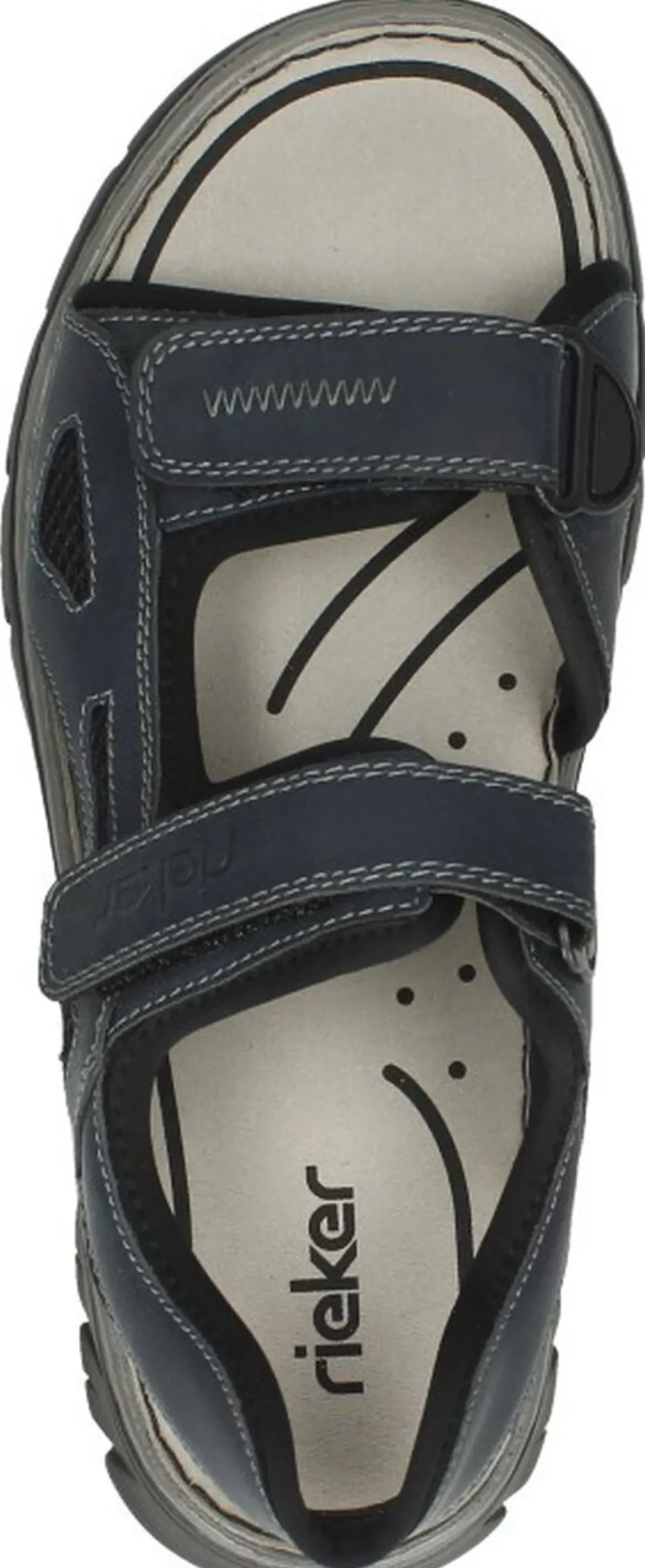 Rieker Sandalen Blauw Best