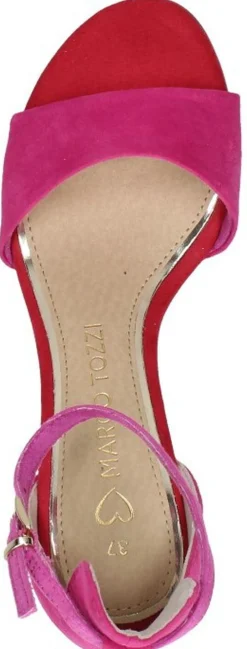 Marco Tozzi Sandalen Hak Roze Sale