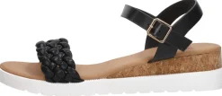 Sub55 Sandalen Hak Zwart Best