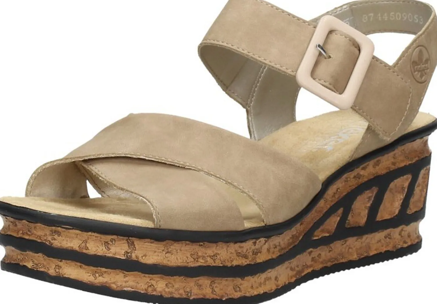 Rieker Sandalen Hak Beige Sale