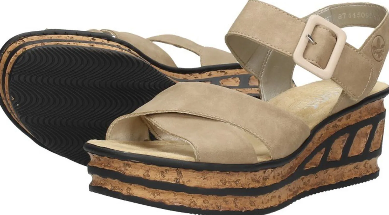 Rieker Sandalen Hak Beige Sale