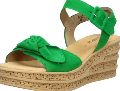 Gabor Sandalen Hak Groen Hot