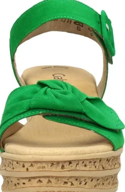 Gabor Sandalen Hak Groen Hot