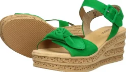 Gabor Sandalen Hak Groen Hot