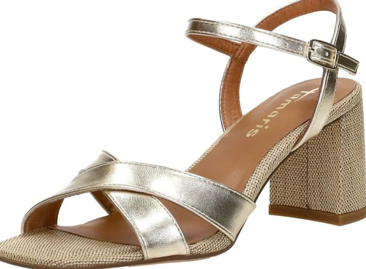 Tamaris Sandalen Hak Goudkleur Best