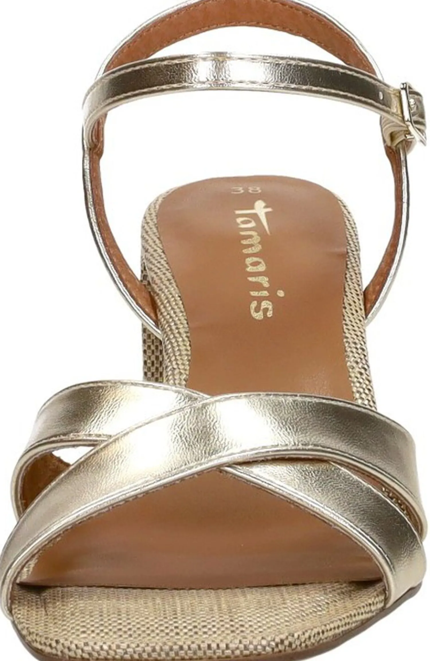 Tamaris Sandalen Hak Goudkleur Best